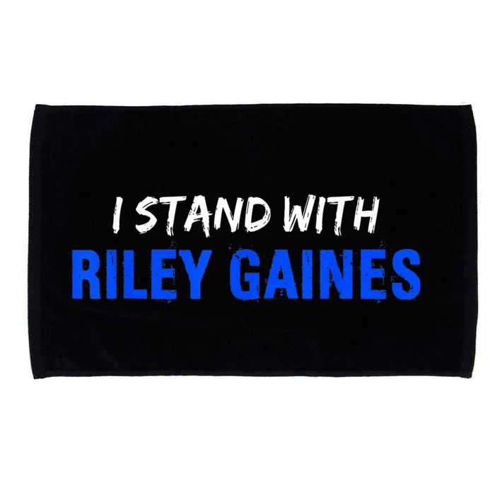 I Stand With Riley Gaines Microfiber Hand Towel