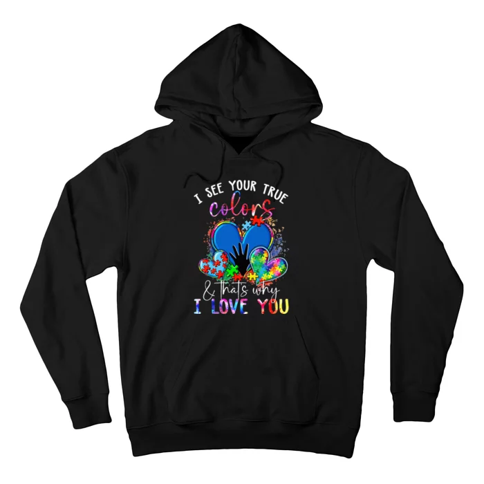 I See Your True Colors Puzzle World Autism Awareness Hoodie