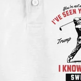 IVe Seen Your Swing I Know Your Swing Trump Golf Dry Zone Grid Performance Polo