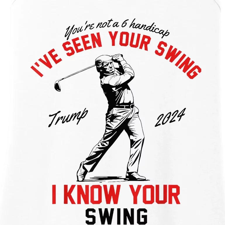 IVe Seen Your Swing I Know Your Swing Ladies Essential Tank