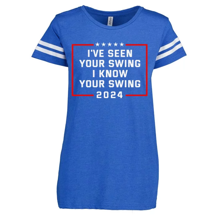 IVe Seen Your Swing Funny Golf Political Satire Enza Ladies Jersey Football T-Shirt