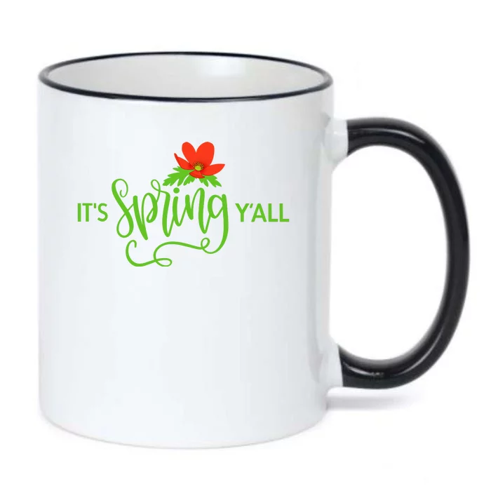 It's Spring Y'all Flower Black Color Changing Mug