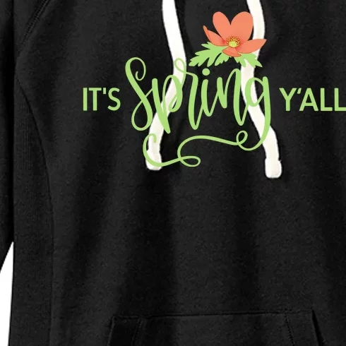 It's Spring Y'all Flower Women's Fleece Hoodie