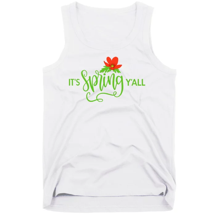 It's Spring Y'all Flower Tank Top