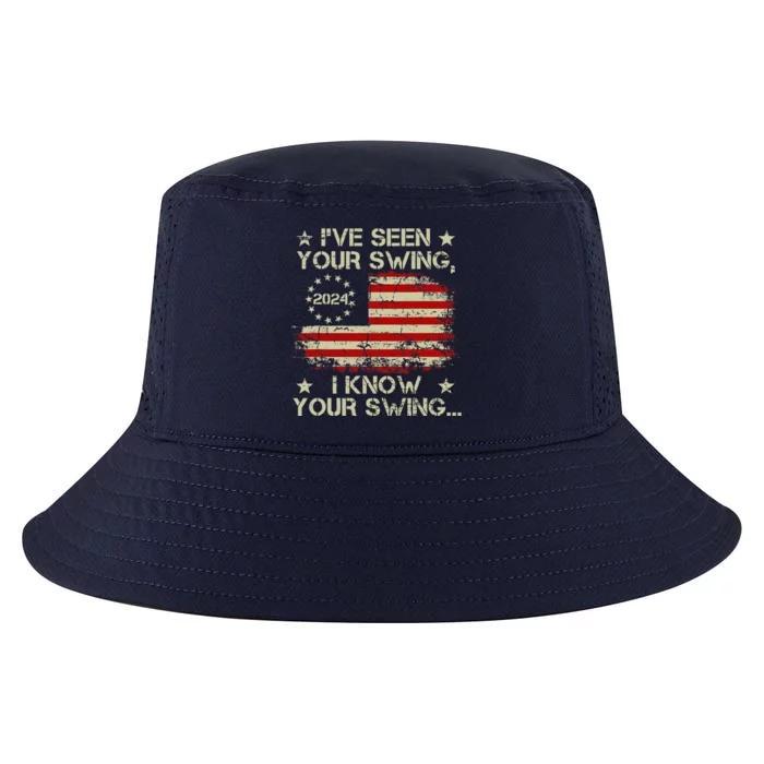 IVe Seen Your Swing I Know Your Swing Funny Trump Cool Comfort Performance Bucket Hat