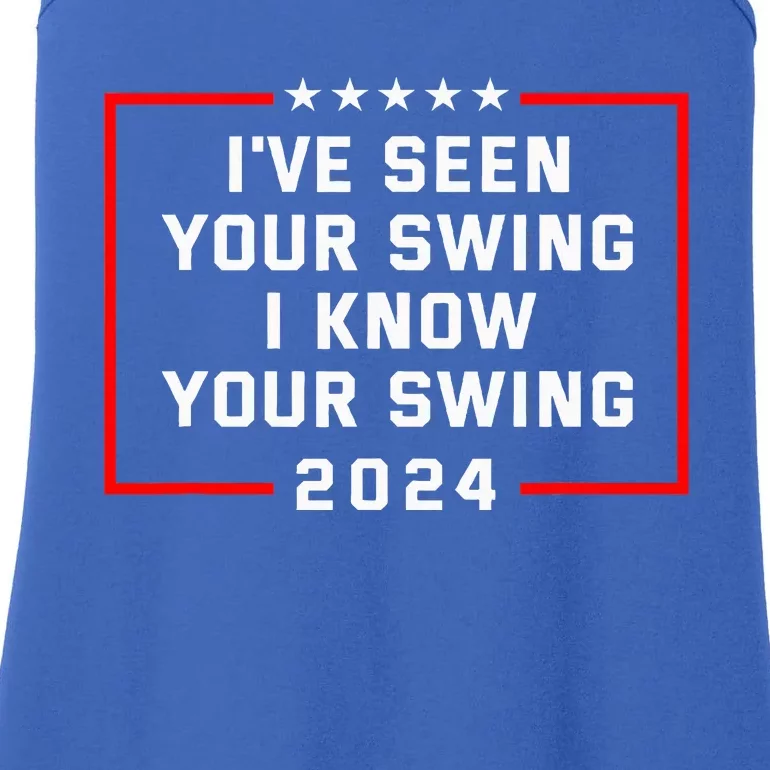 IVe Seen Your Swing I Know Your Swing Golf Funny Ladies Essential Tank