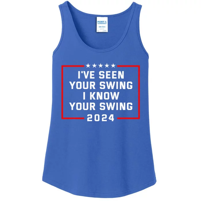 IVe Seen Your Swing I Know Your Swing Golf Funny Ladies Essential Tank