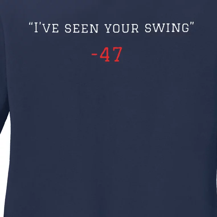 IVe Seen Your Swing Debate 2024 Ladies Long Sleeve Shirt