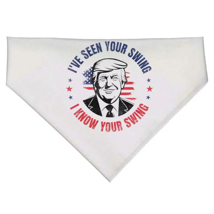 IVe Seen Your Swing I Know Your Swing Funny Golf Vintage USA-Made Doggie Bandana