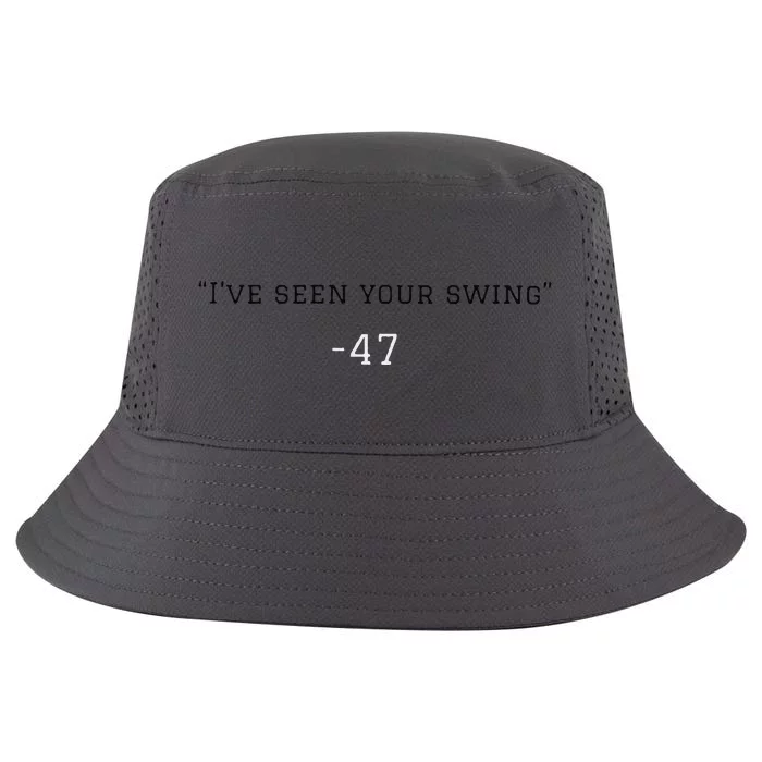 IVe Seen Your Swing I Know Your Swing Funny Trump Cool Comfort Performance Bucket Hat