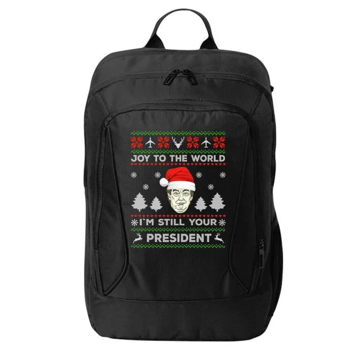 IM Still Your President Trump Ugly Christmas Awesome Funny Gift City Backpack