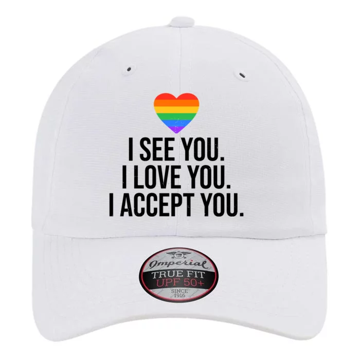 I See You I Love You I Accept You LGBTQ Pride Month The Original Performance Cap