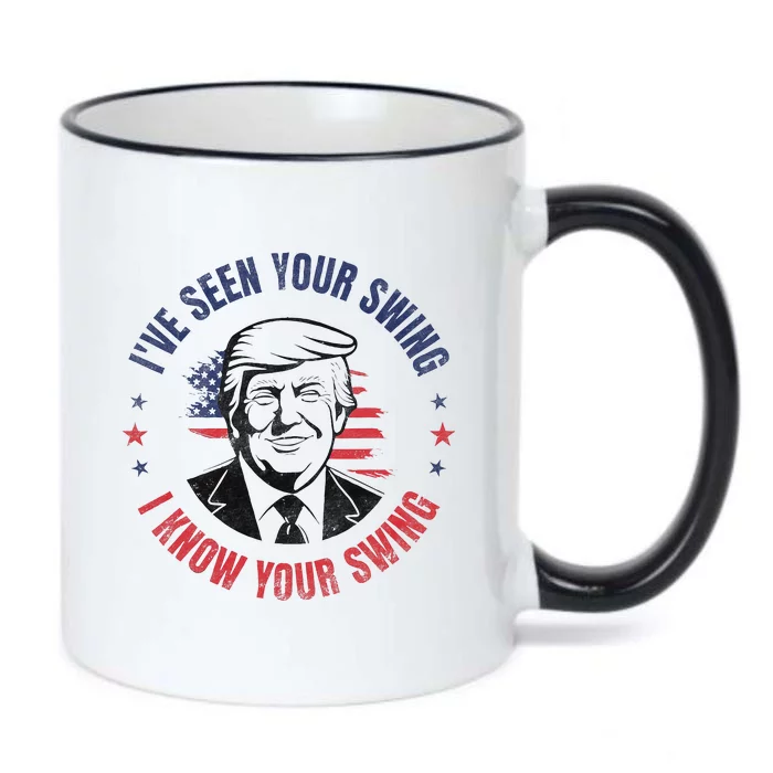 IVe Seen Your Swing I Know Your Swing Funny Golf Black Color Changing Mug