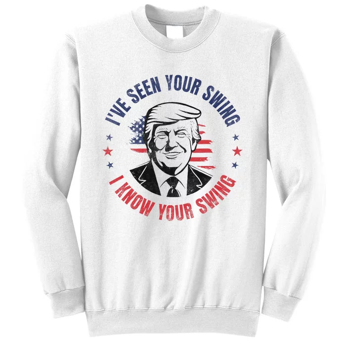 IVe Seen Your Swing I Know Your Swing Funny Golf Sweatshirt