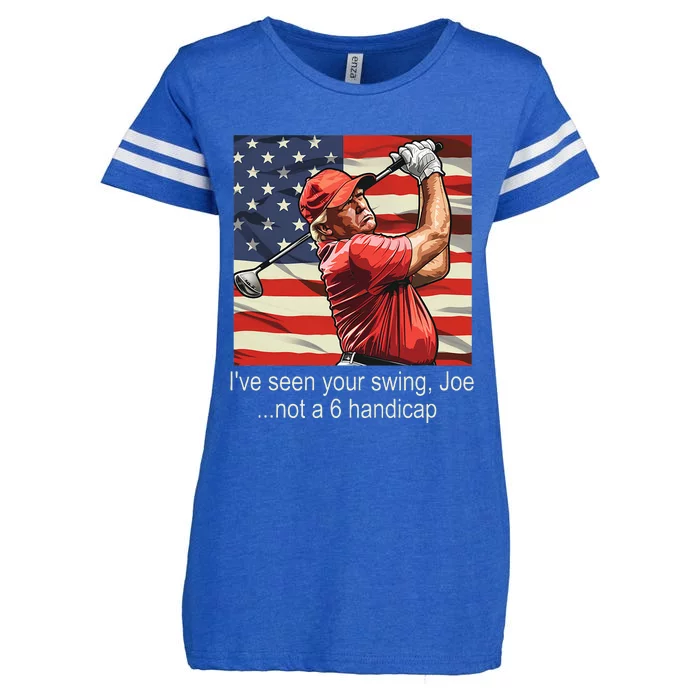 IVe Seen Your Swing Not A 6 Handicap Golf Enza Ladies Jersey Football T-Shirt