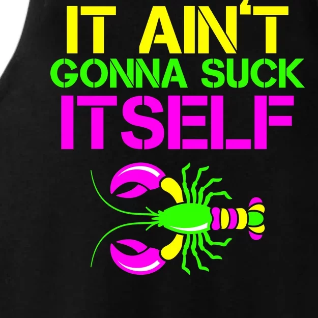 It Ain't Gonna Suck Itself Mardi Gras Ladies Tri-Blend Wicking Tank