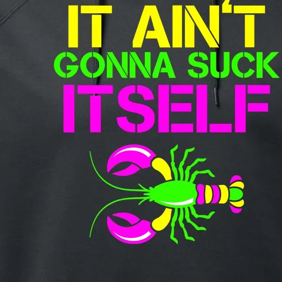 It Ain't Gonna Suck Itself Mardi Gras Performance Fleece Hoodie