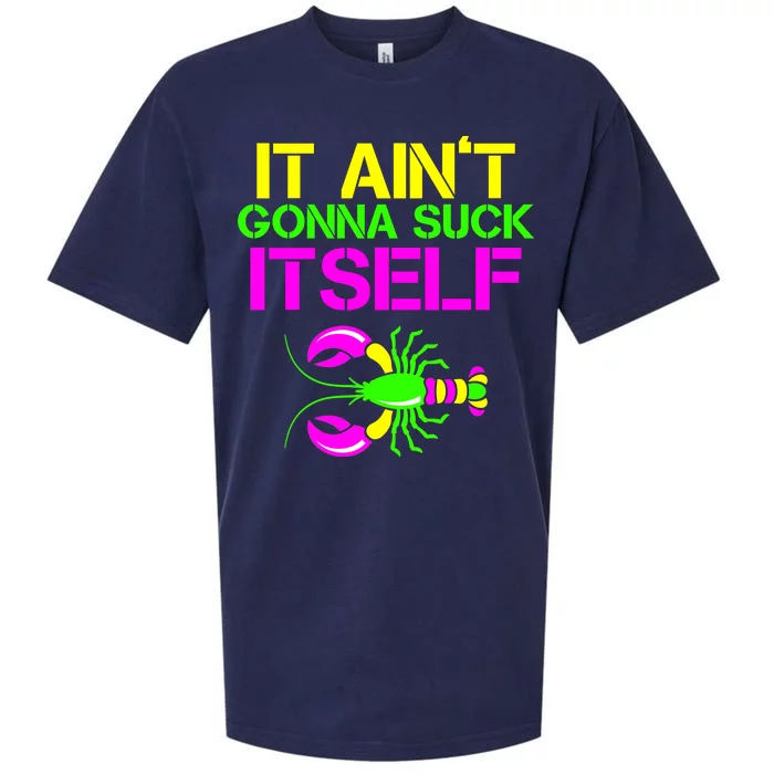 It Ain't Gonna Suck Itself Mardi Gras Sueded Cloud Jersey T-Shirt