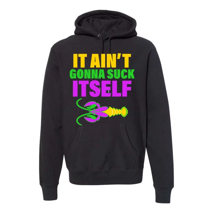 It Ain't Gonna Suck Itself Offensives Mardi Gras Premium Hoodie