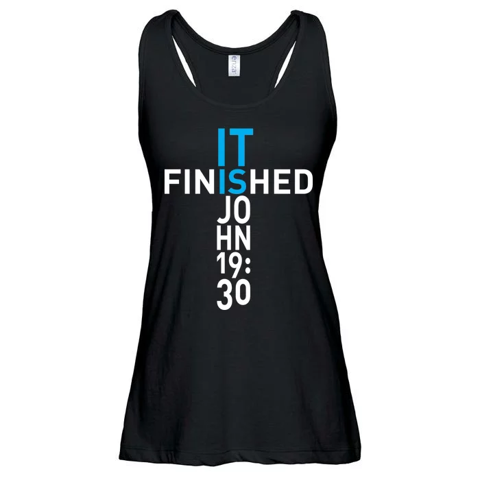 It Is Finished John 19:30 Ladies Essential Flowy Tank