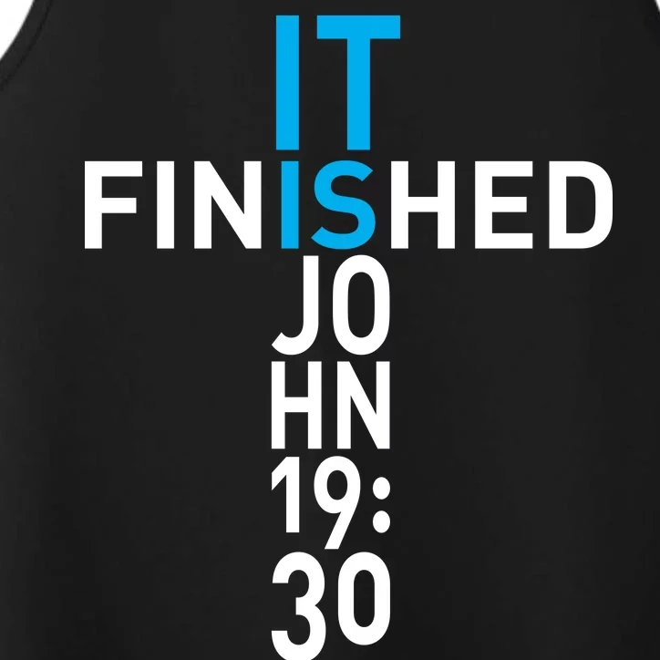 It Is Finished John 19:30 Performance Tank