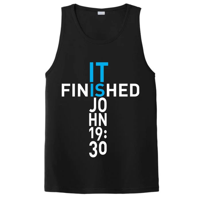 It Is Finished John 19:30 Performance Tank