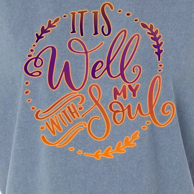 It Is Well With My Soul Garment-Dyed Women's Muscle Tee