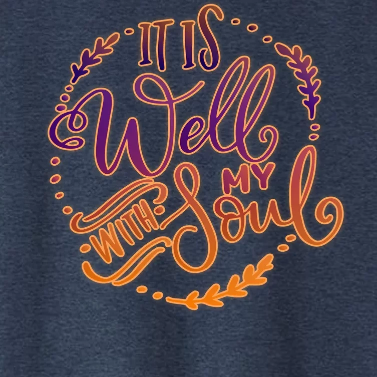 It Is Well With My Soul Women's Crop Top Tee