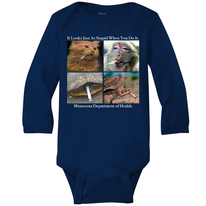 It Looks Just As Stupid When You Do It Baby Long Sleeve Bodysuit