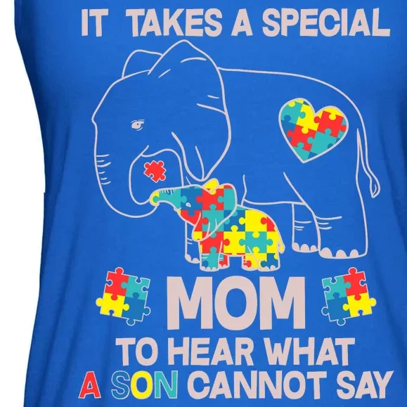 It Takes A Special Mom To Hear What A Son Cannot Say Ladies Essential Flowy Tank