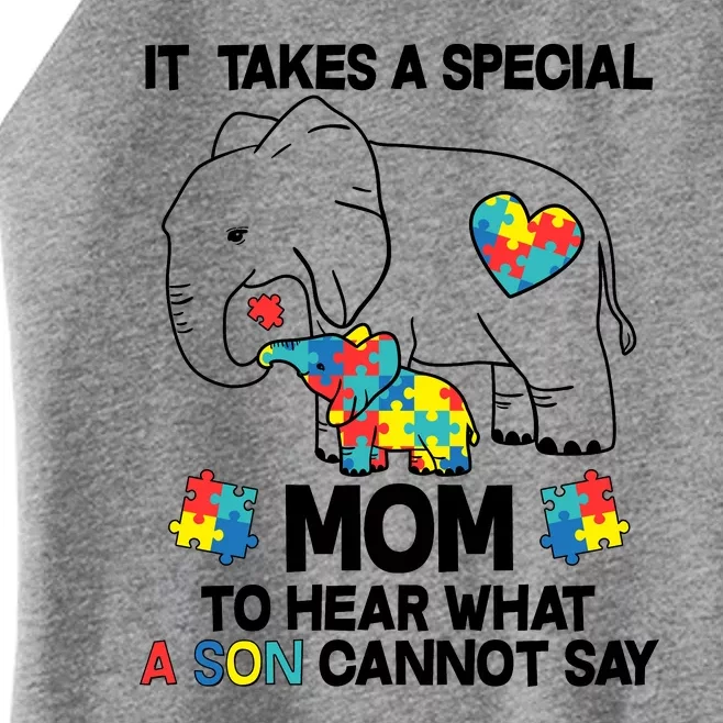 It Takes A Special Mom To Hear What A Son Cannot Say Women’s Perfect Tri Rocker Tank