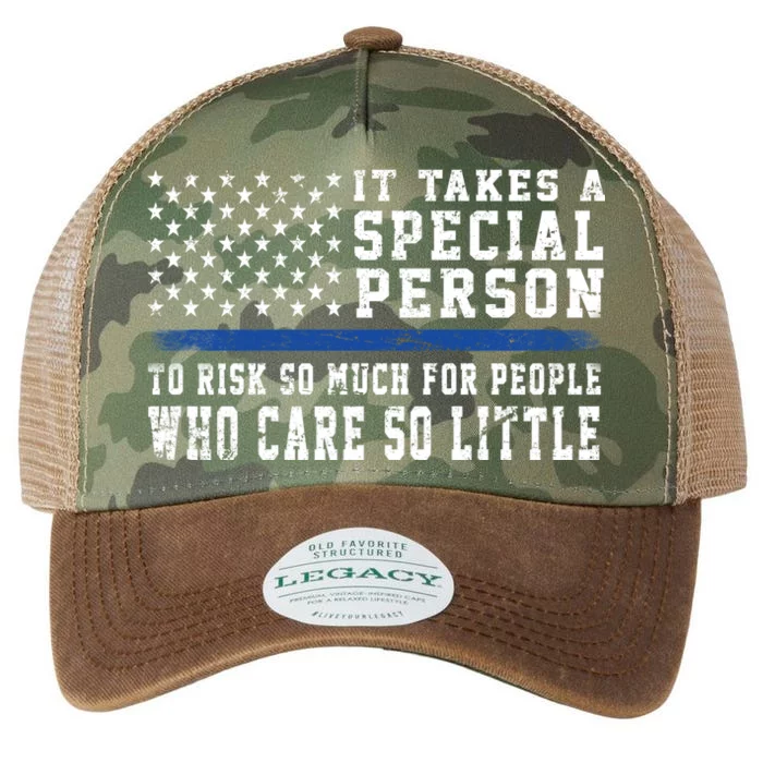 It Takes A Special Person To Be A Police Officer Legacy Tie Dye Trucker Hat