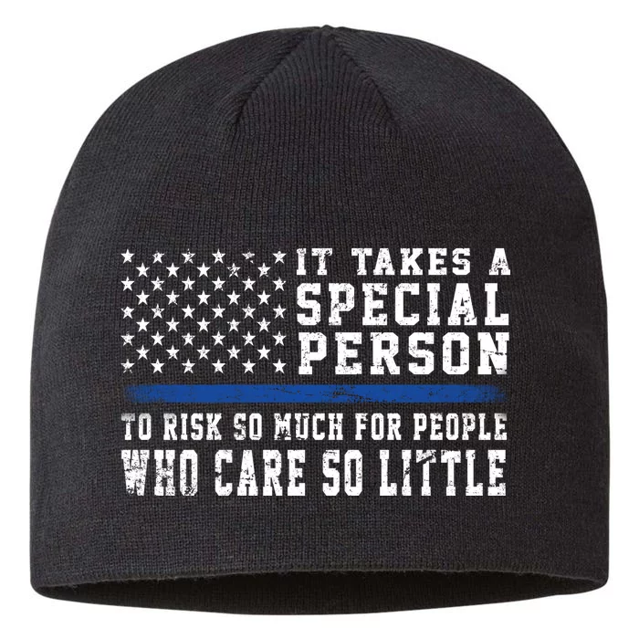 It Takes A Special Person To Be A Police Officer 8 1/2in Sustainable Knit Beanie