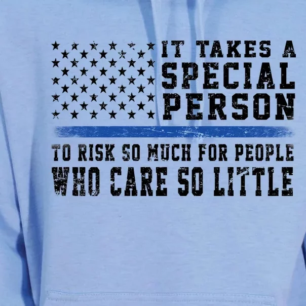 It Takes A Special Person To Be A Police Officer Unisex Surf Hoodie