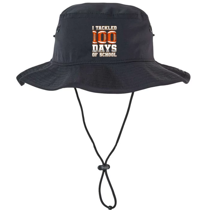 I Tackled 100 Days Of School Football Legacy Cool Fit Booney Bucket Hat