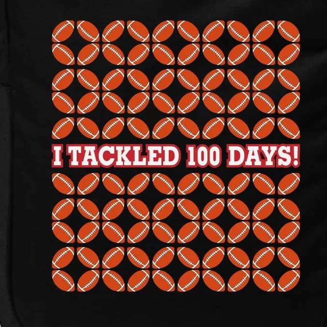 I Tackled 100 Days Of School Football Impact Tech Backpack