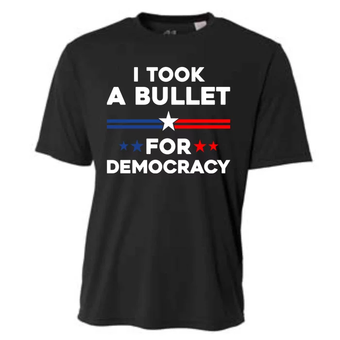 I Took A Bullet For Democracy Cooling Performance Crew T-Shirt