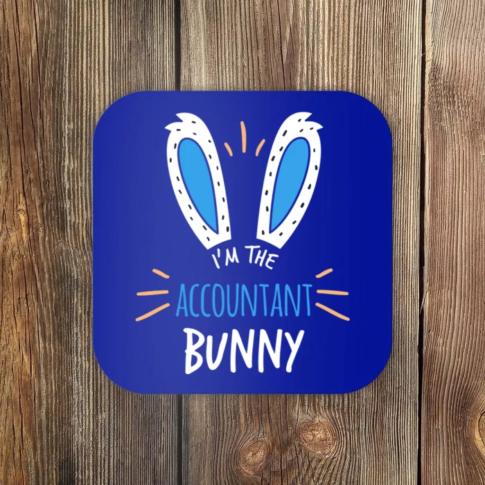 I'm The Accountant Bunny Ears Accounting Easter Sunday Meaningful Gift Coaster