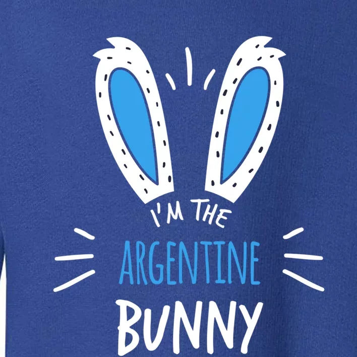 I'm The Argentine Bunny Ears Argentina Easter Sunday Gift Toddler Sweatshirt