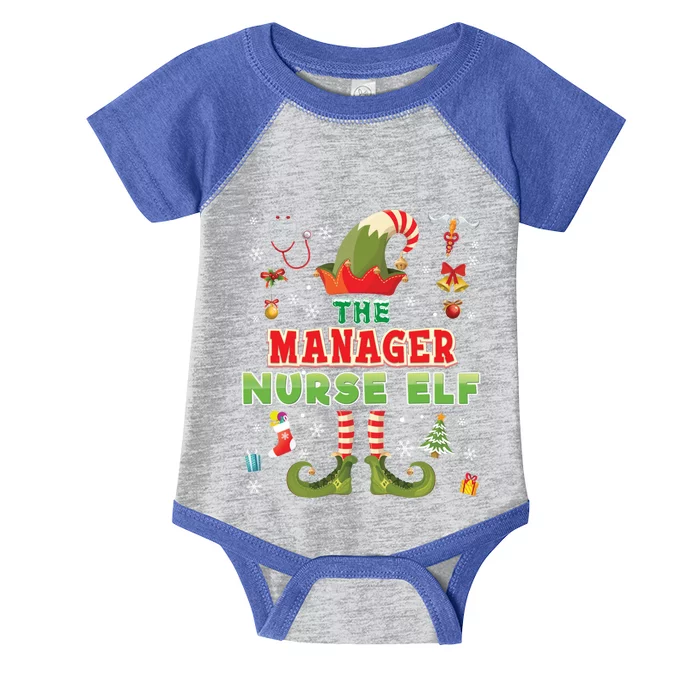 Im The Ager Nurse Elf Christmas Suit Sweater Ugly Merry Gift Infant Baby Jersey Bodysuit