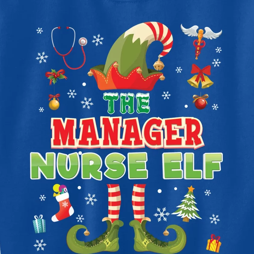 Im The Ager Nurse Elf Christmas Suit Sweater Ugly Merry Gift Kids Sweatshirt