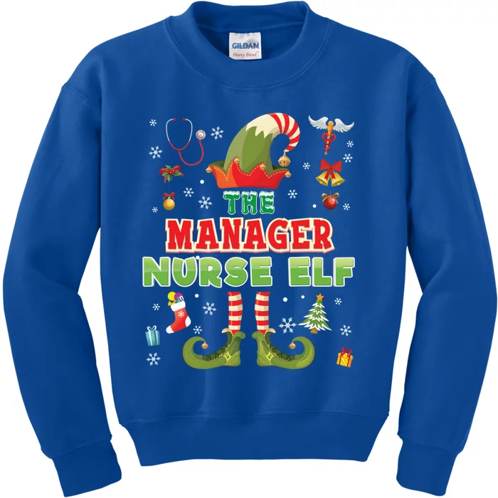 Im The Ager Nurse Elf Christmas Suit Sweater Ugly Merry Gift Kids Sweatshirt