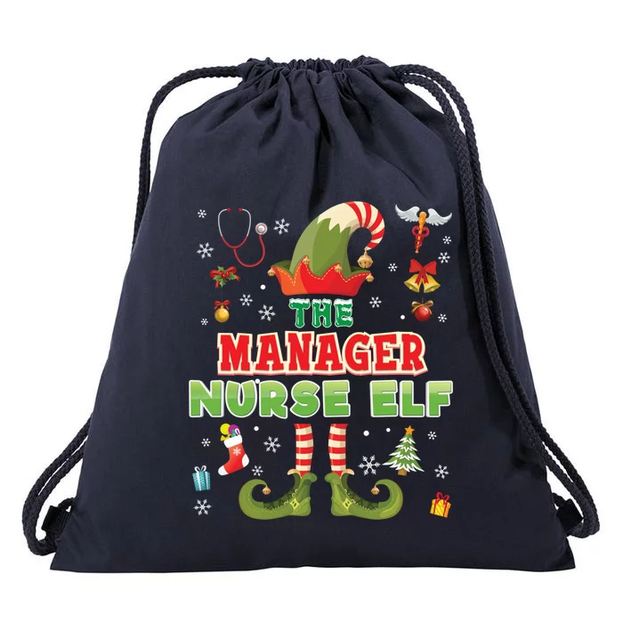 Im The Ager Nurse Elf Christmas Suit Sweater Ugly Merry Gift Drawstring Bag