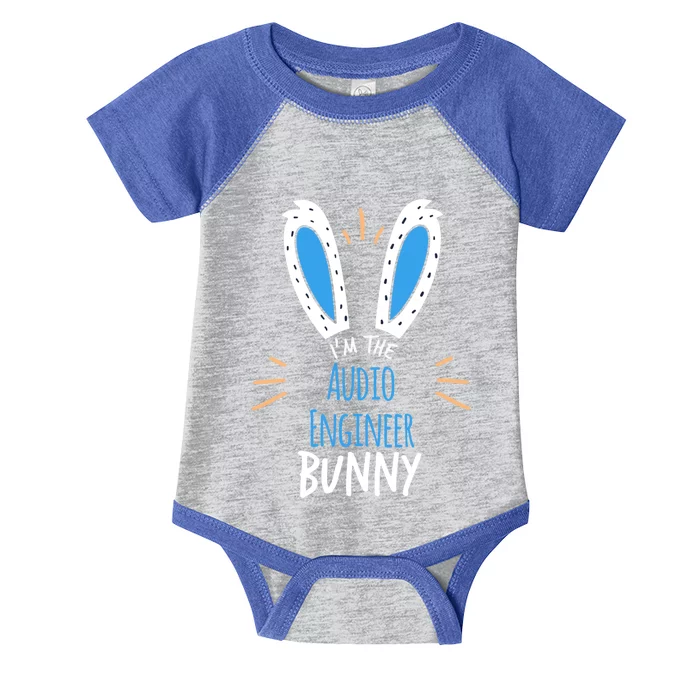 I'm The Audio Engineer Bunny Ears Easter Sunday Gift Infant Baby Jersey Bodysuit