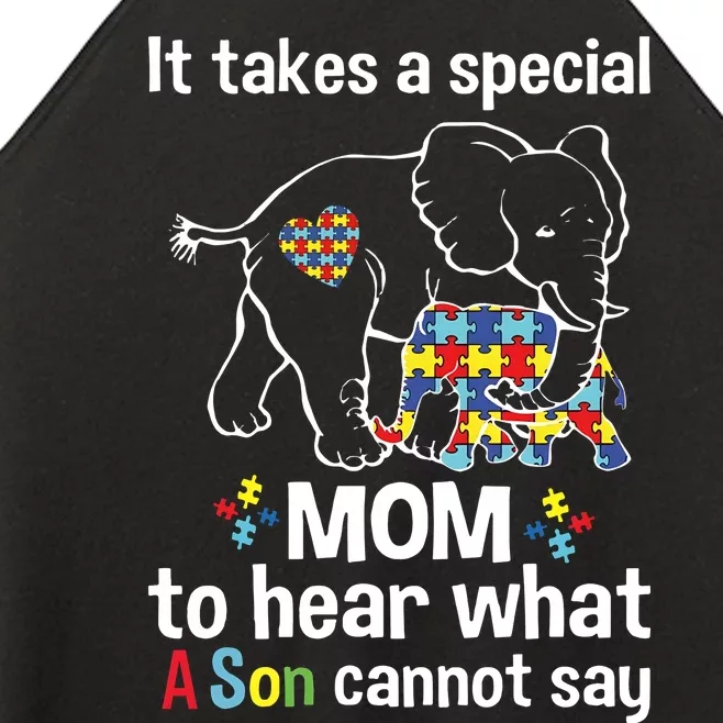 It Takes A Special Mom To Hear What A Son Cannot Say Women’s Perfect Tri Rocker Tank