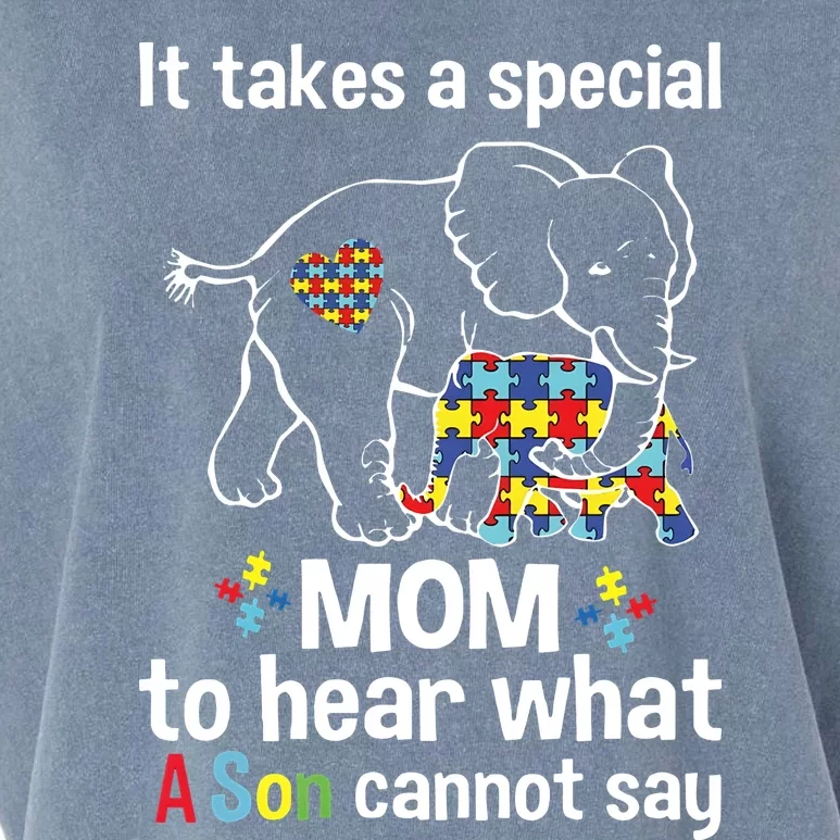 It Takes A Special Mom To Hear What A Son Cannot Say Garment-Dyed Women's Muscle Tee