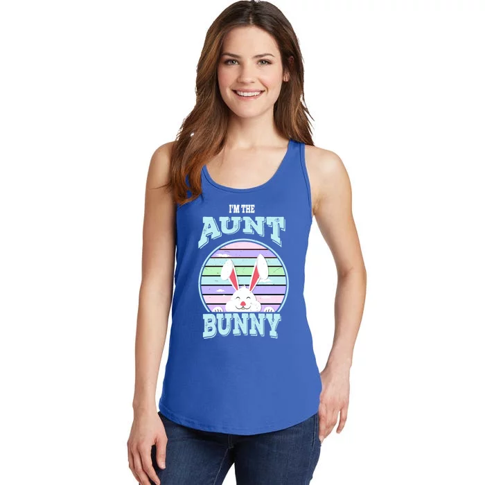 I'm The Aunt Bunny Matching Family Easter Sunday Gift Ladies Essential Tank