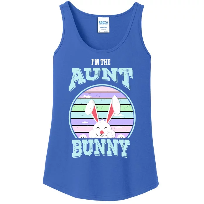 I'm The Aunt Bunny Matching Family Easter Sunday Gift Ladies Essential Tank