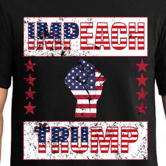 Impeach Trump Anti Trump Resist Fist And Stars Political Gear Gift Pajama Set