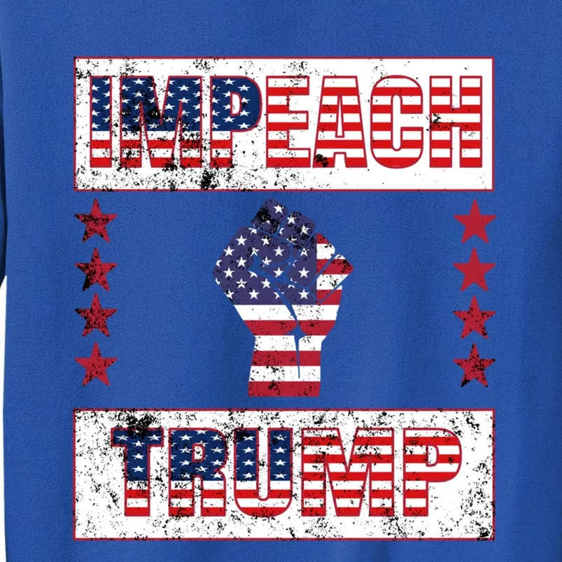 Impeach Trump Anti Trump Resist Fist And Stars Political Gear Gift Sweatshirt